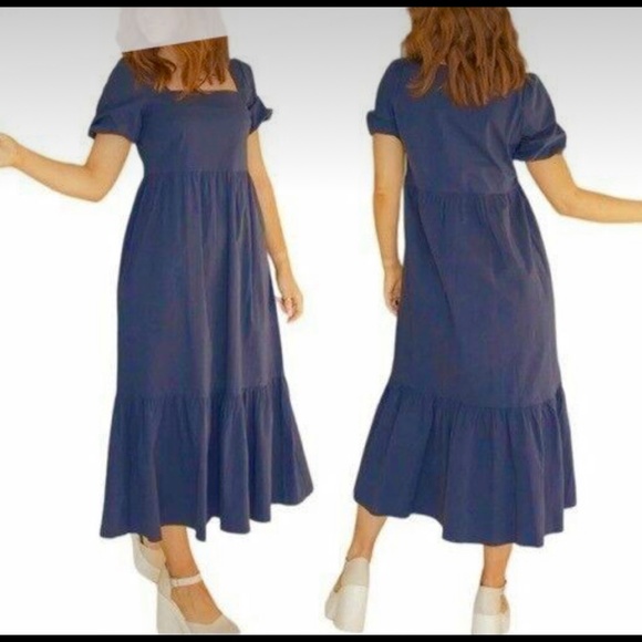 DM Fashion Square-Neck Dress - Picture 2 of 5